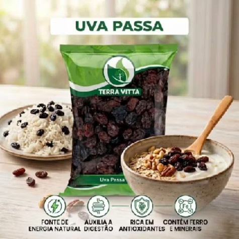 🍇 Uva-Passa sem Caroço