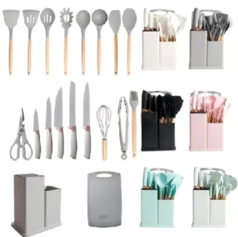 🍳 Kit 19 Peças de Utensílios para Cozinha