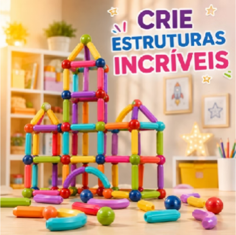 🧲 Blocos Magnéticos Educativos