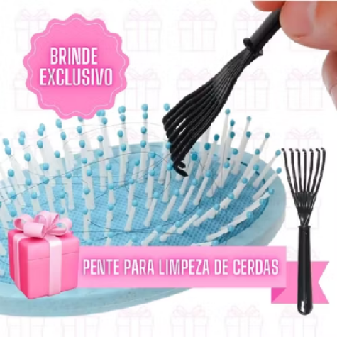 💇‍♀️ Escovas de Cabelo + Touca de cetim