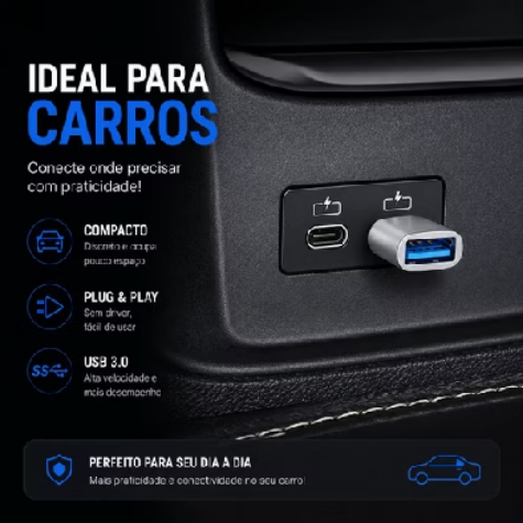 🔌 Adaptador OTG Tipo-C para USB 3.0