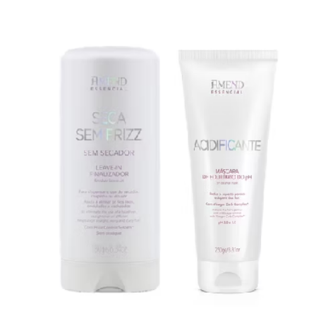 ✨ Kit Amend Seca Sem Frizz – Leave-in + Acidificante