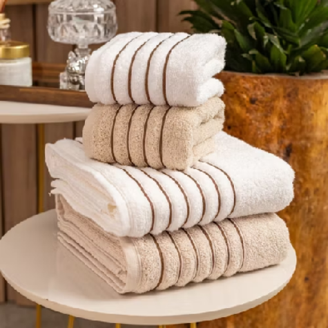🛁 Jogo de Toalhas Super Luxo