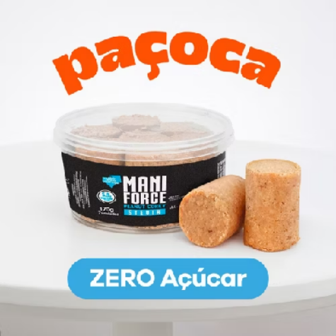 🥜 Paçoca Rolha Zero Açúcar