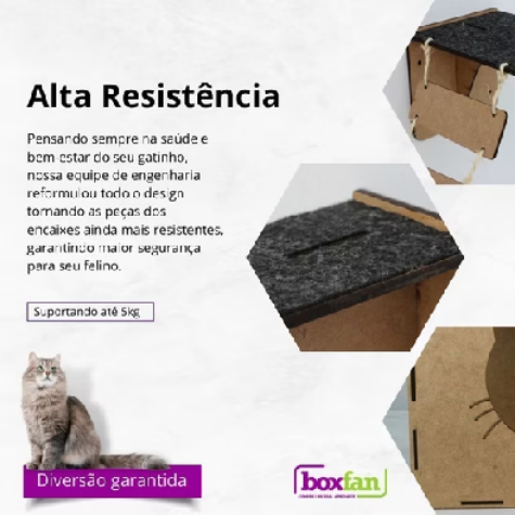 🐱 Playground para Gatos em MDF