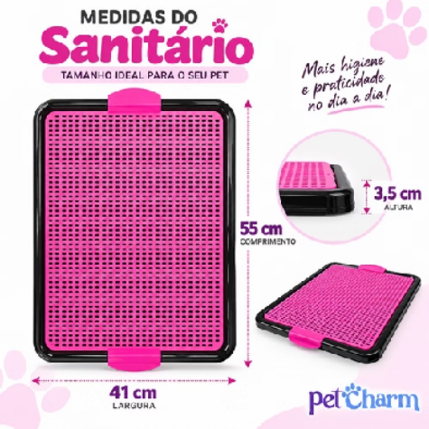 🐶 Sanitário Canino Lavável