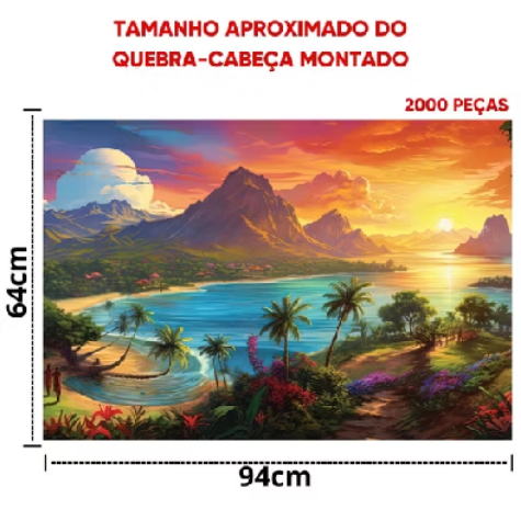 🌅 Quebra-Cabeça Entardecer no Havaí