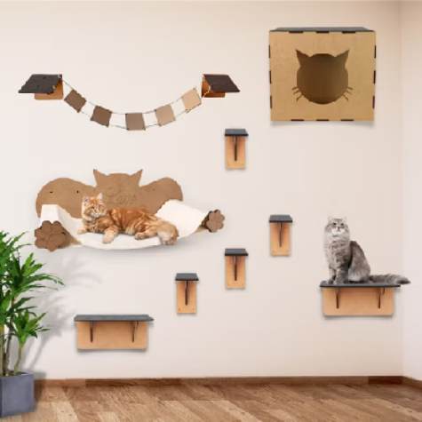 🐱 Playground para Gatos em MDF