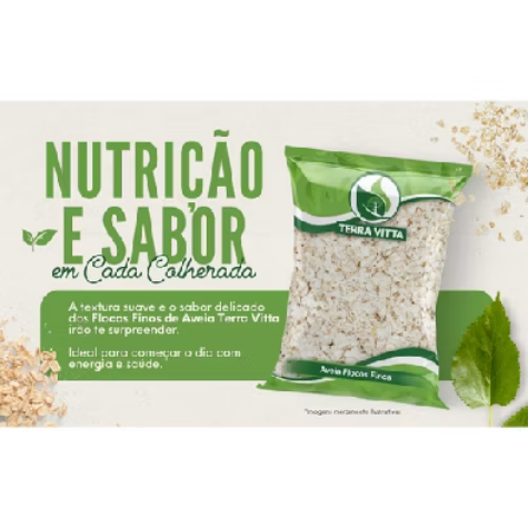 🥣 Aveia em Flocos Finos