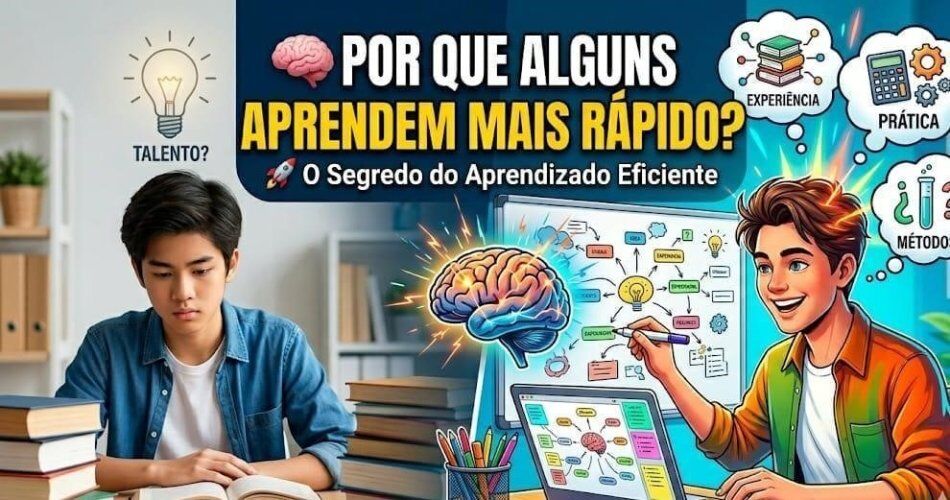 Por que algumas pessoas aprendem mais rápido que outras?