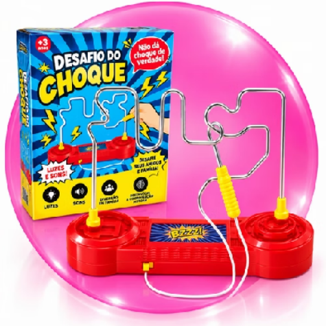 ⚡ Jogo Desafio do Choque – Labirinto com Luz e Som