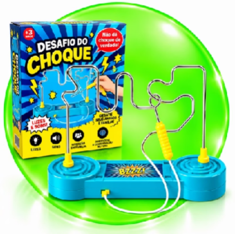 ⚡ Jogo Desafio do Choque – Labirinto com Luz e Som