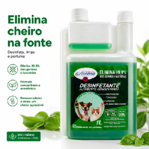 Elimina Odores - 🐾 Desinfetante Herbal Pet Concentrado