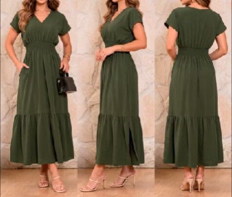 🌷 Vestido Longo