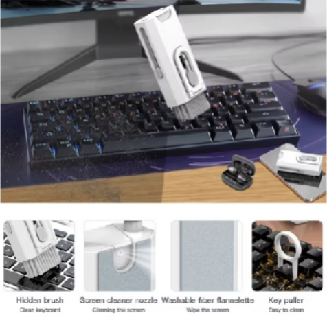 ⌨️ Escova de Limpeza multifuncional para Teclado e Computador