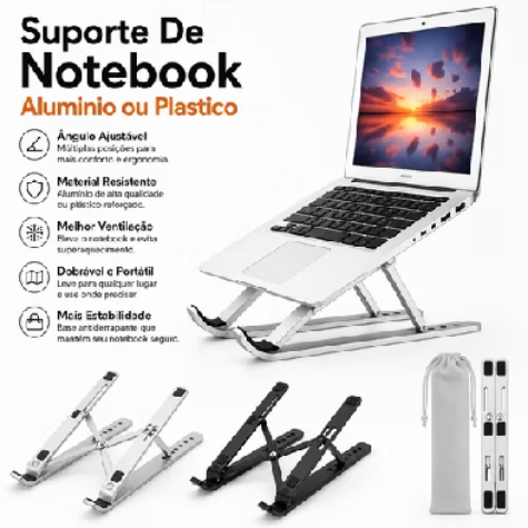 💻 Suporte articulado para Notebook