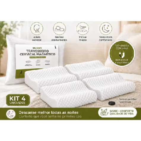 🛏️ Travesseiro Cervical