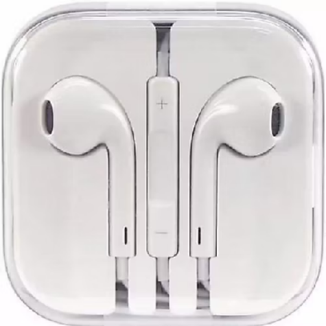 🎧 Fone de Ouvido com Fio Branco