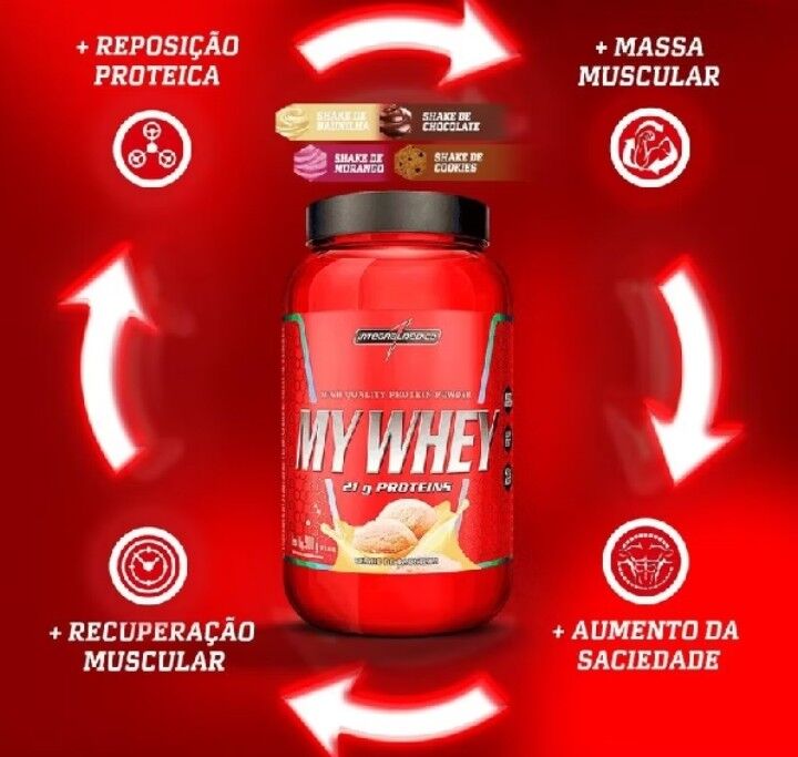 🥤 Whey Protein Integralmedica My Whey 900 g – Pote