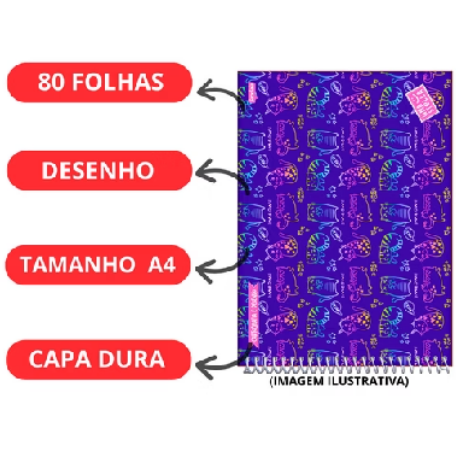 🎀 Caderno de Desenho Universitário