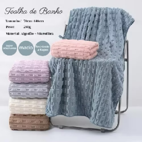 🛁 Toalha de Banho de Microfi