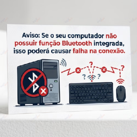 ⌨️ Teclado e Mouse Sem Fio