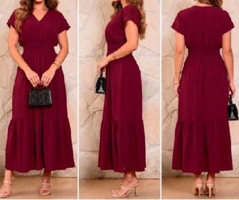 🌷 Vestido Longo