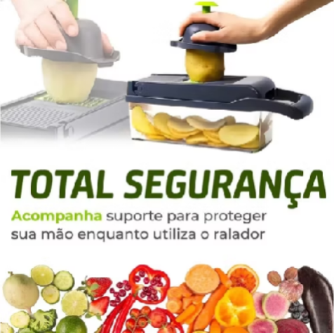 🥕 Fatiador e Ralador de Cozinha 16 em 1